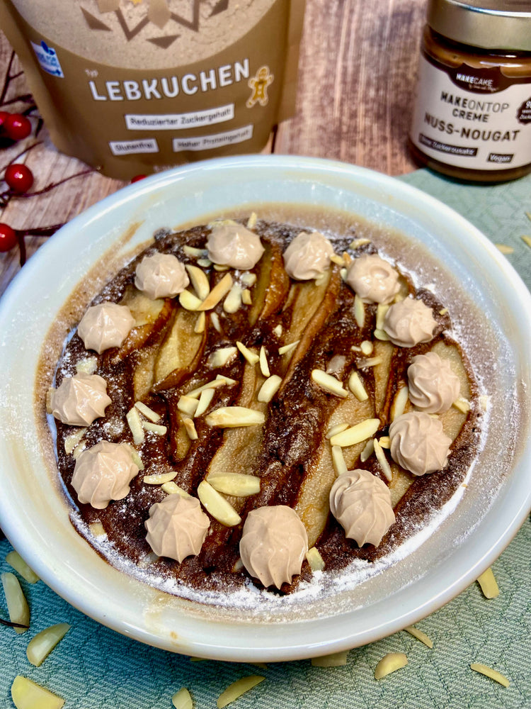 Lebkuchen-Birnen-Zauber: Zuckerfreier Wintergenuss in einer Bowl